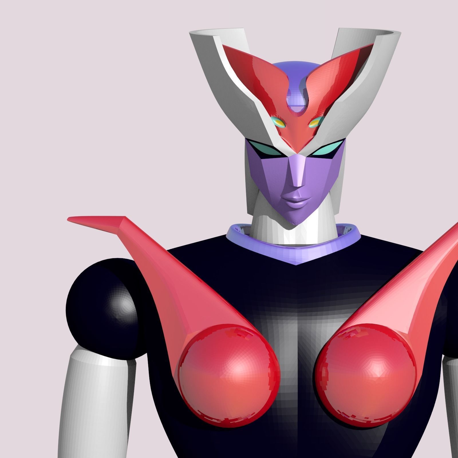 mazinger - Minerva X 3D print model_4