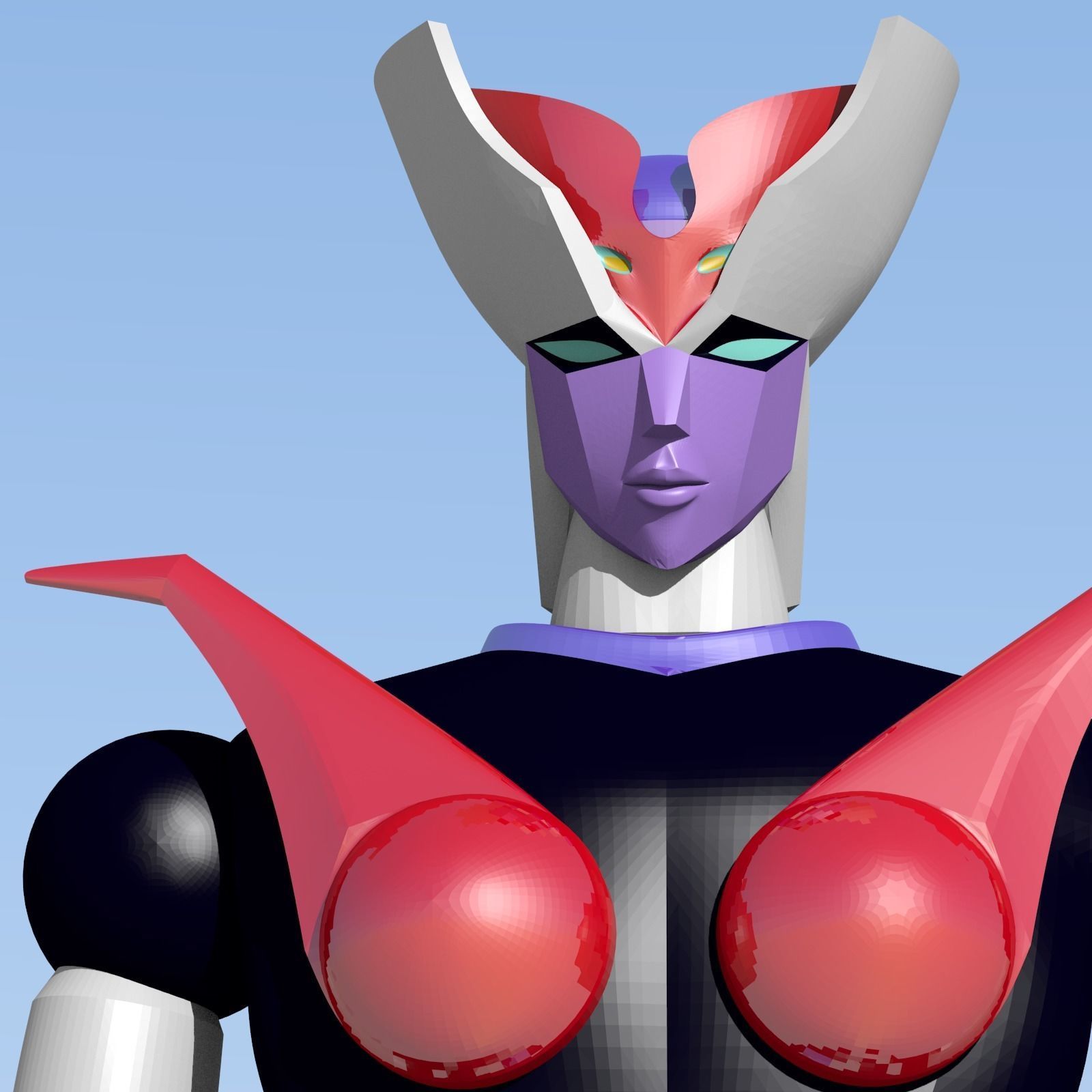 mazinger - Minerva X 3D print model_3