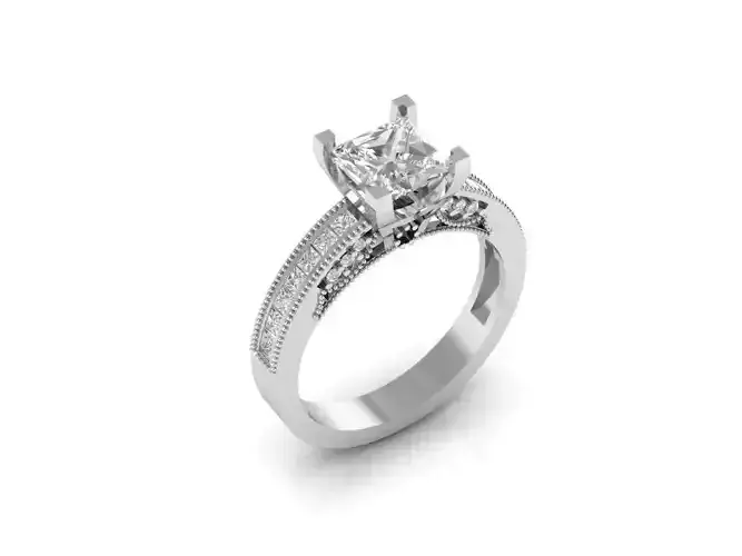 Pointer Princes Cut Solitaire