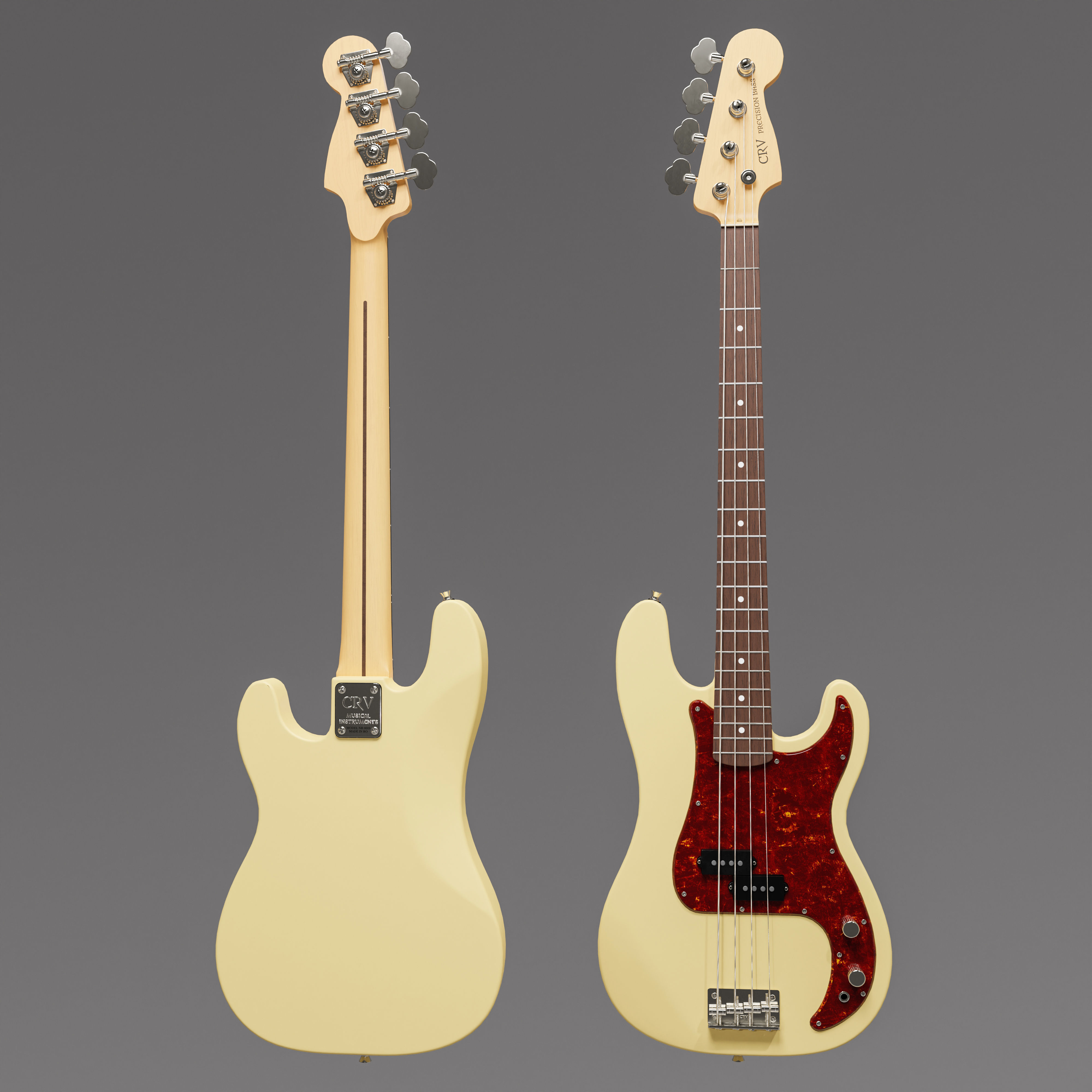 Precision Bass - Cream Rosewood 3D model_2