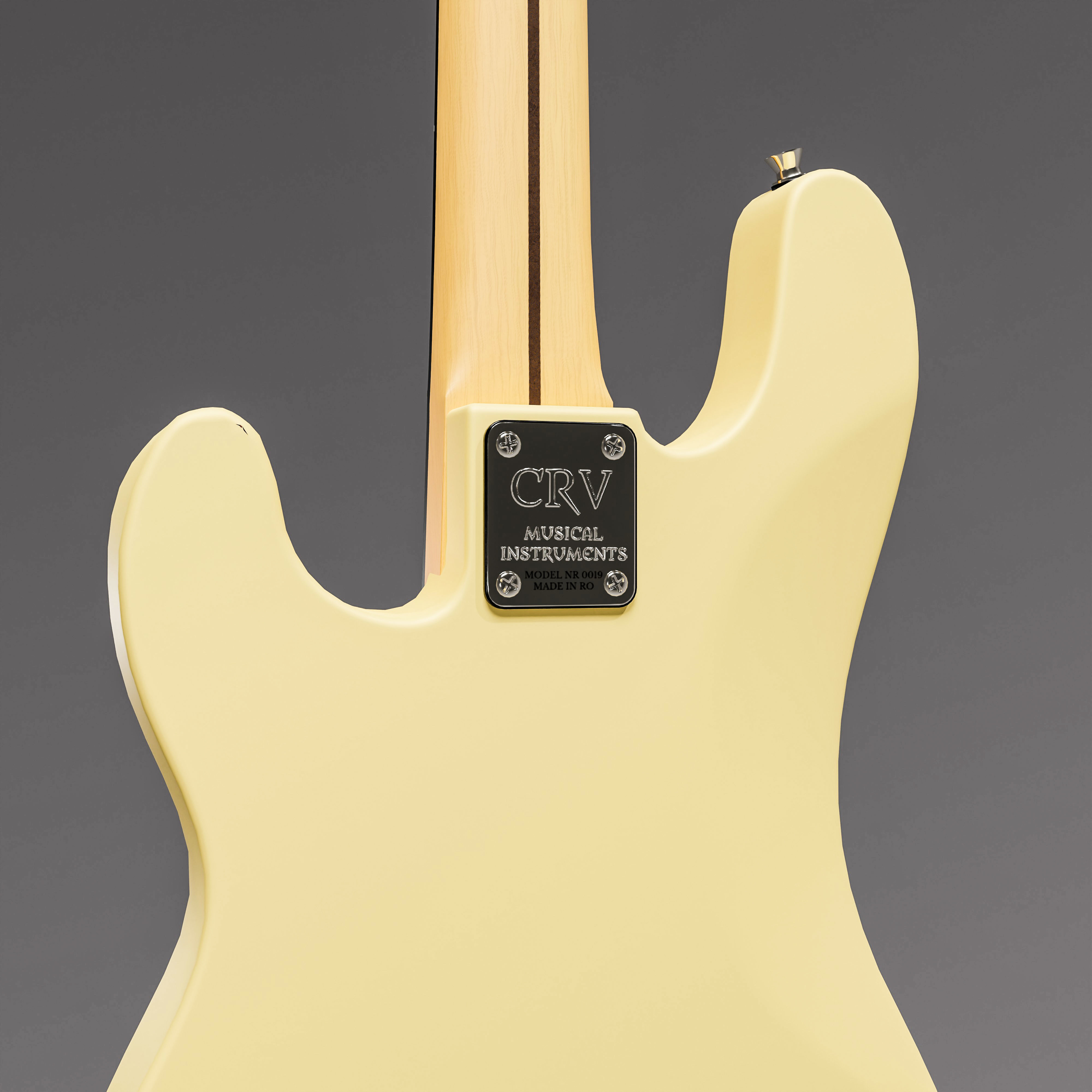 Precision Bass - Cream Rosewood 3D model_9