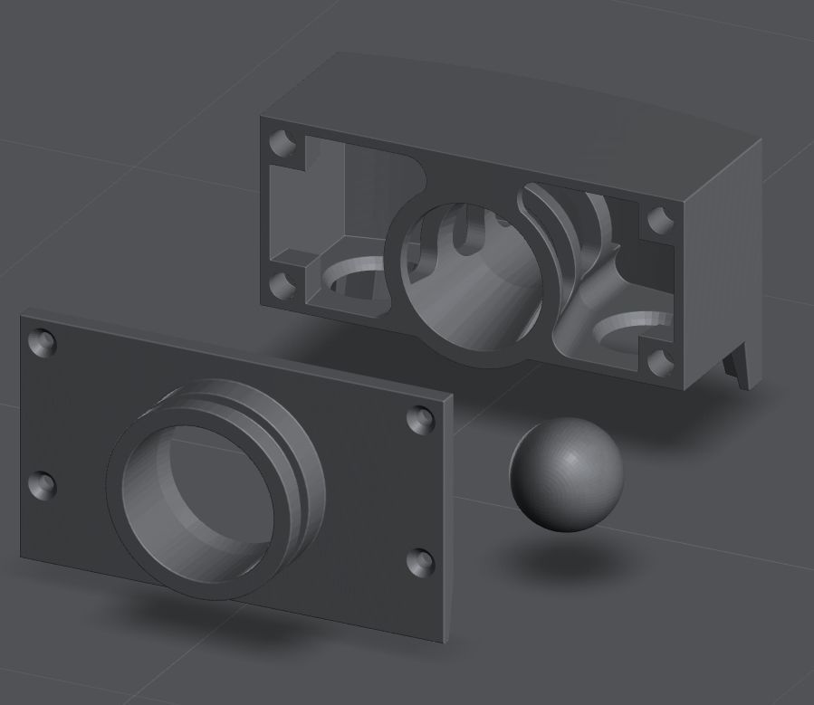 Shower Drain Syphon - Odour Stopper 3D print model_1