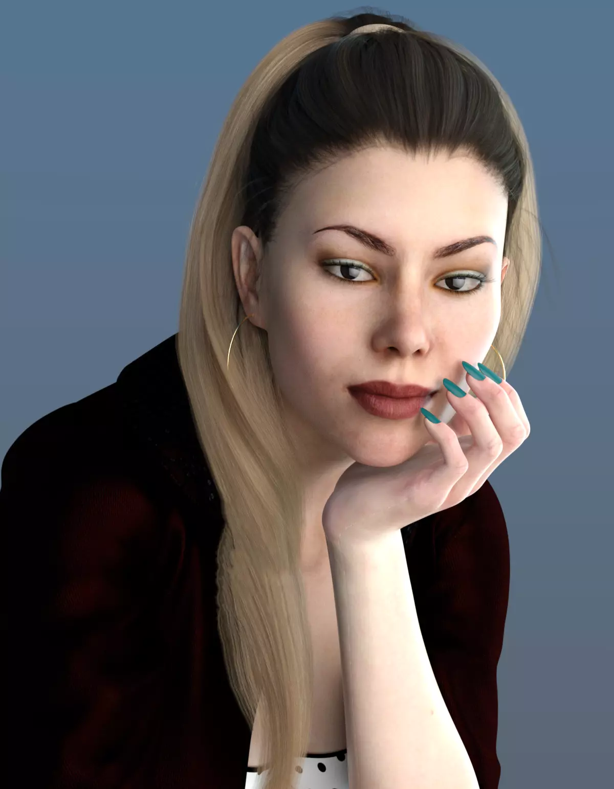 Ulrika character for G8 and G8-1 Female 3D model