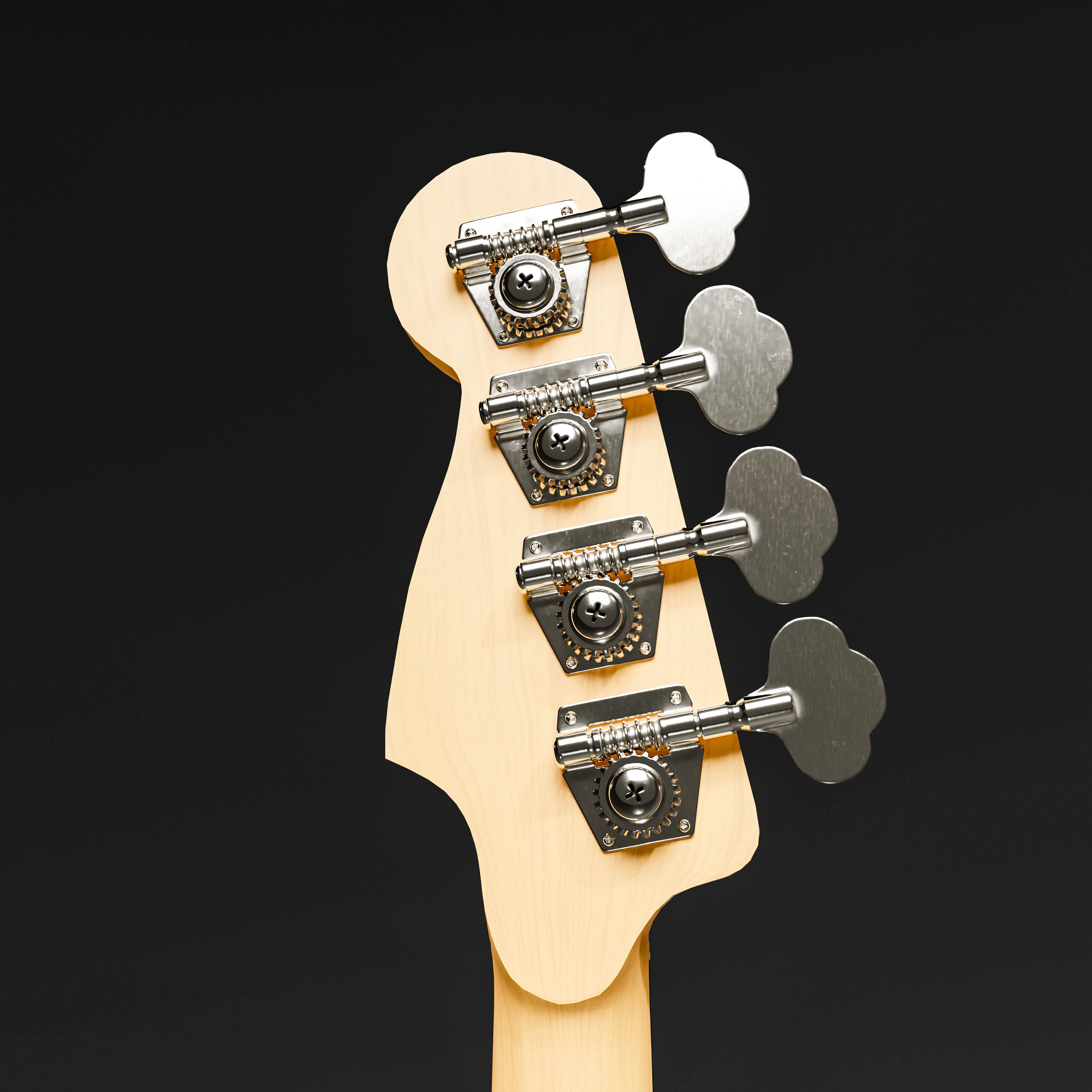 Precision Bass Blue Rosewood 3D model_7