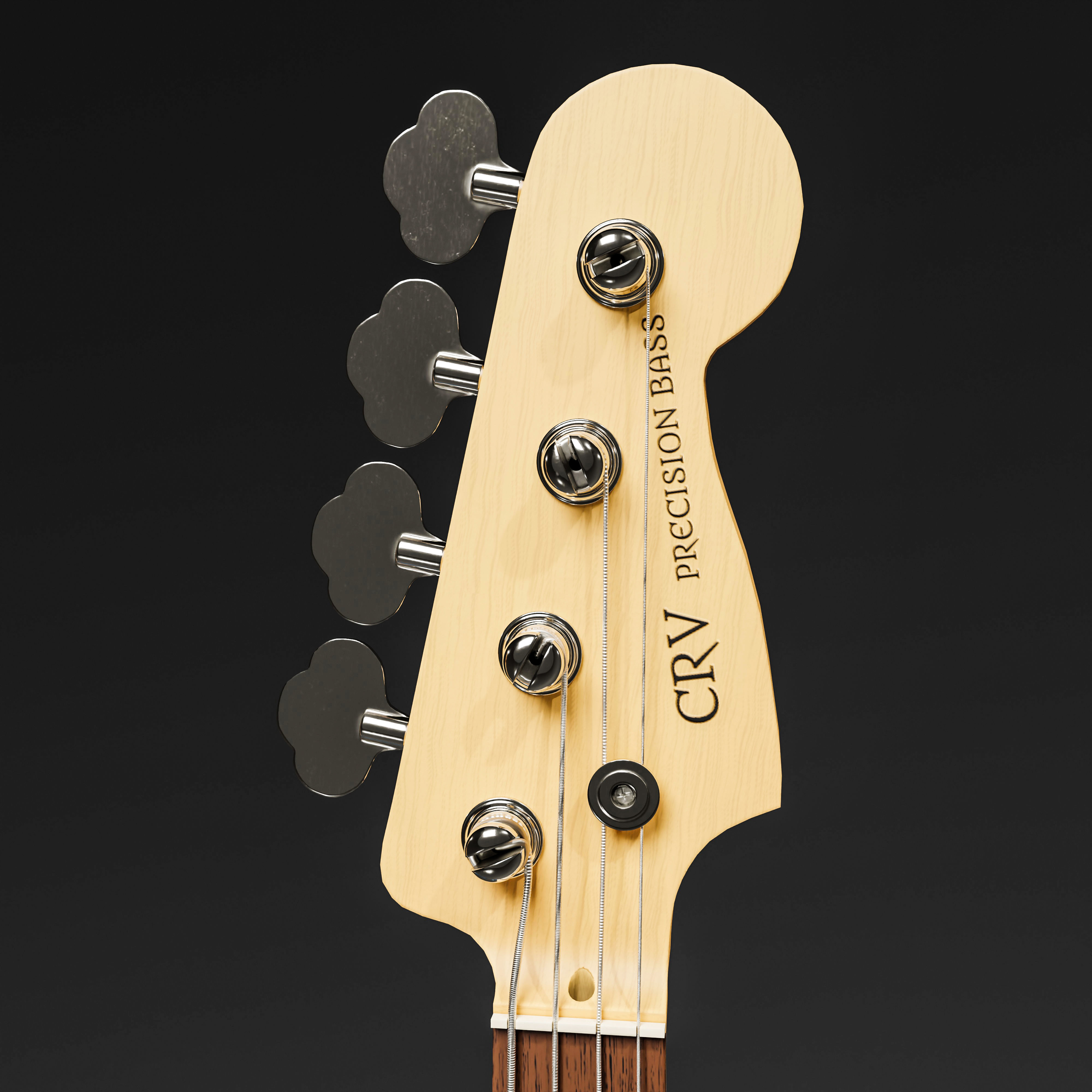 Precision Bass Blue Rosewood 3D model_6