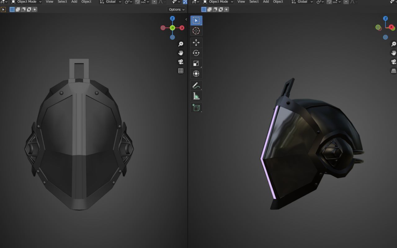 Bondrewd Made in Abyss Helmet Pepakura Template Foam Unfold  3D print model_3