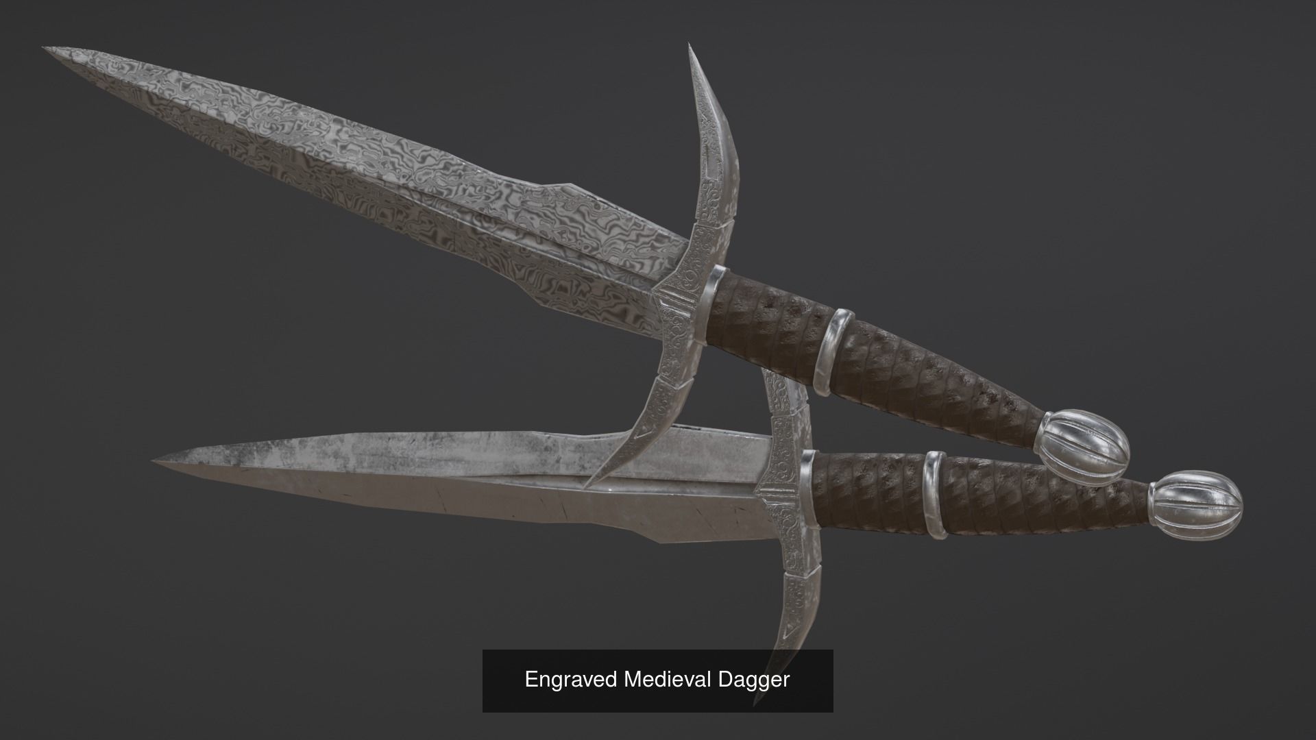 Cliffans Medieval Fantasy Weapons 3D Model Collection_3