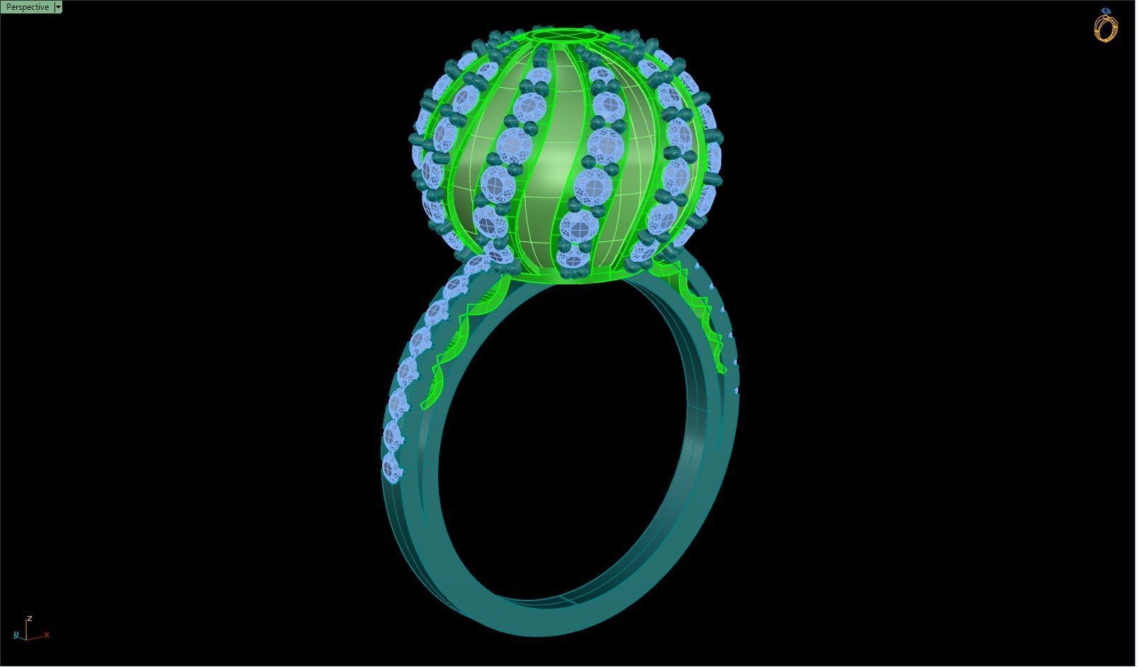 RING 06 3D print model_4