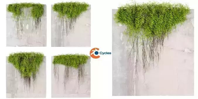  Collection plant vol 504 - blender model  3D model