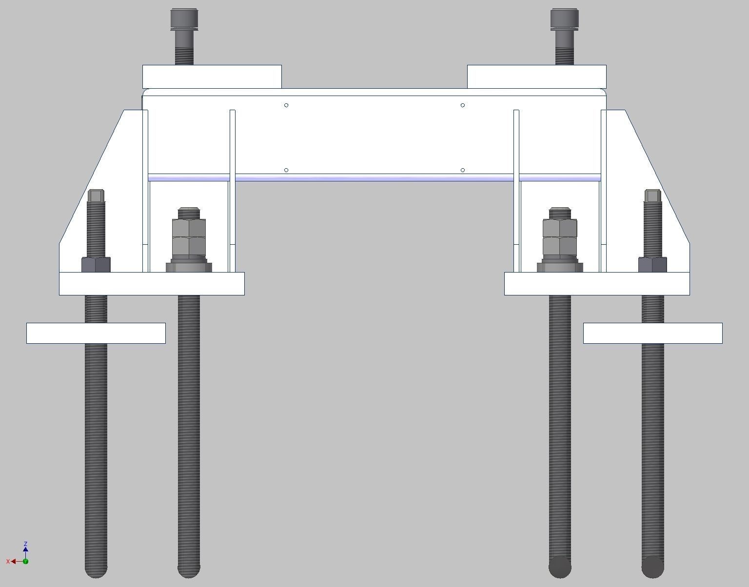 26365-Base for robot KAWASAKI BX100S-Hight 300 3D model_5