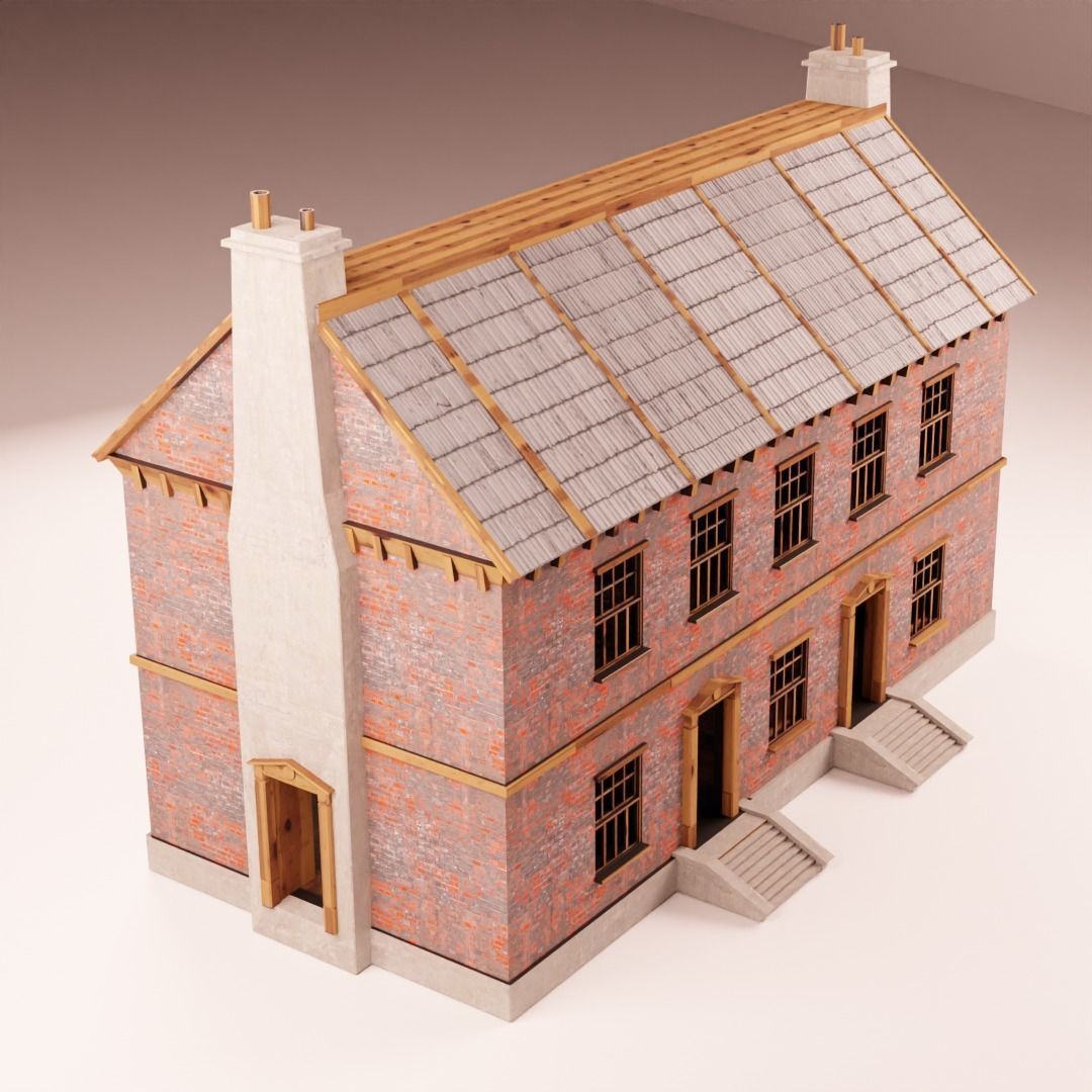 Mansion 3D model_2