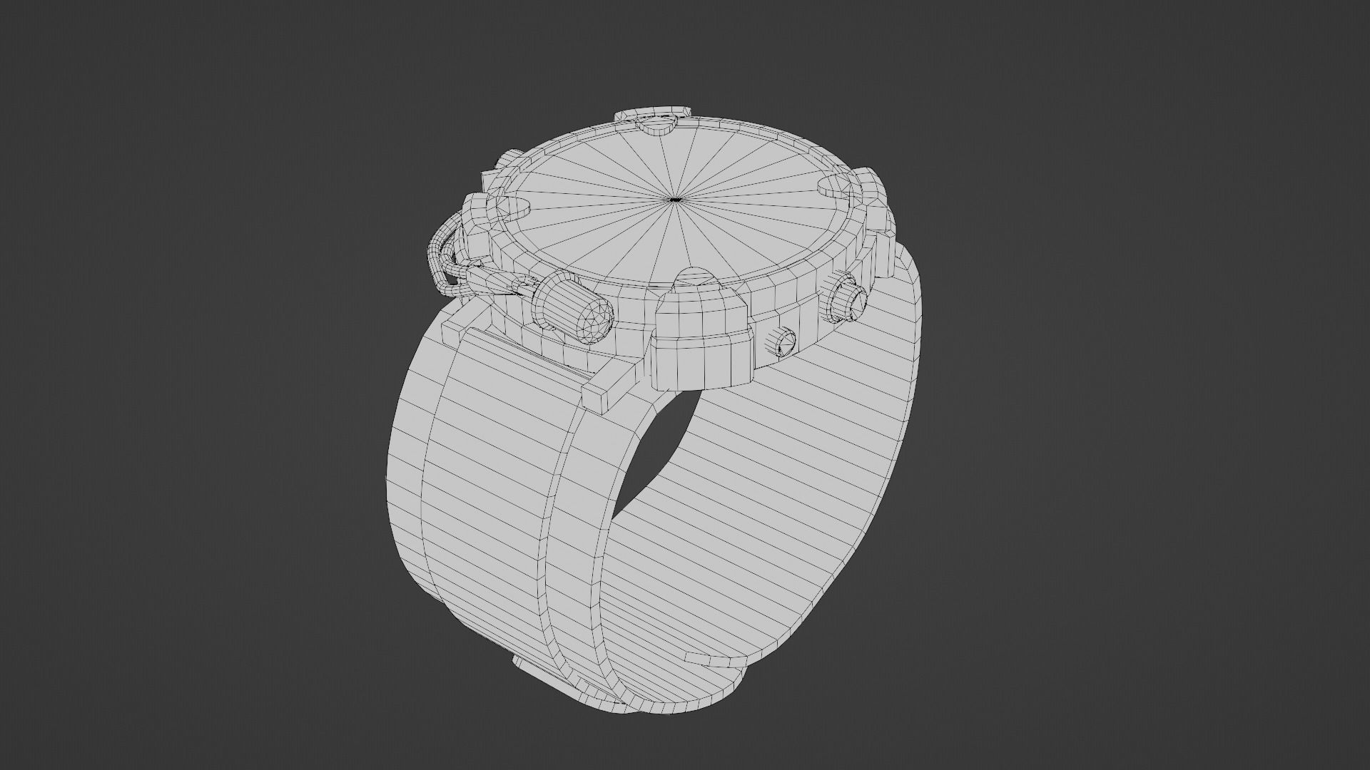 Watch Metro 2033 Fanart Low-poly 3D model_14