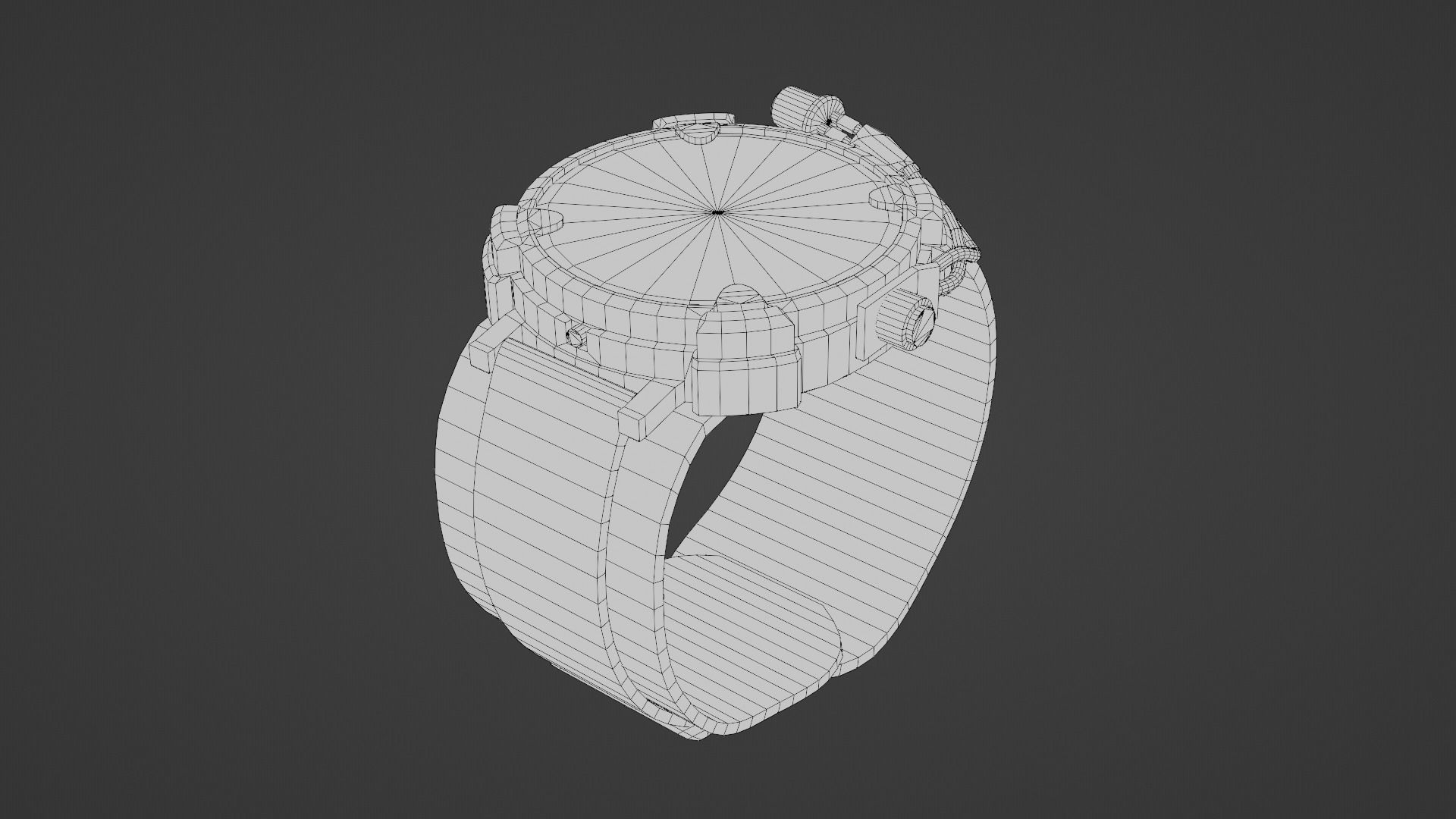 Watch Metro 2033 Fanart Low-poly 3D model_7