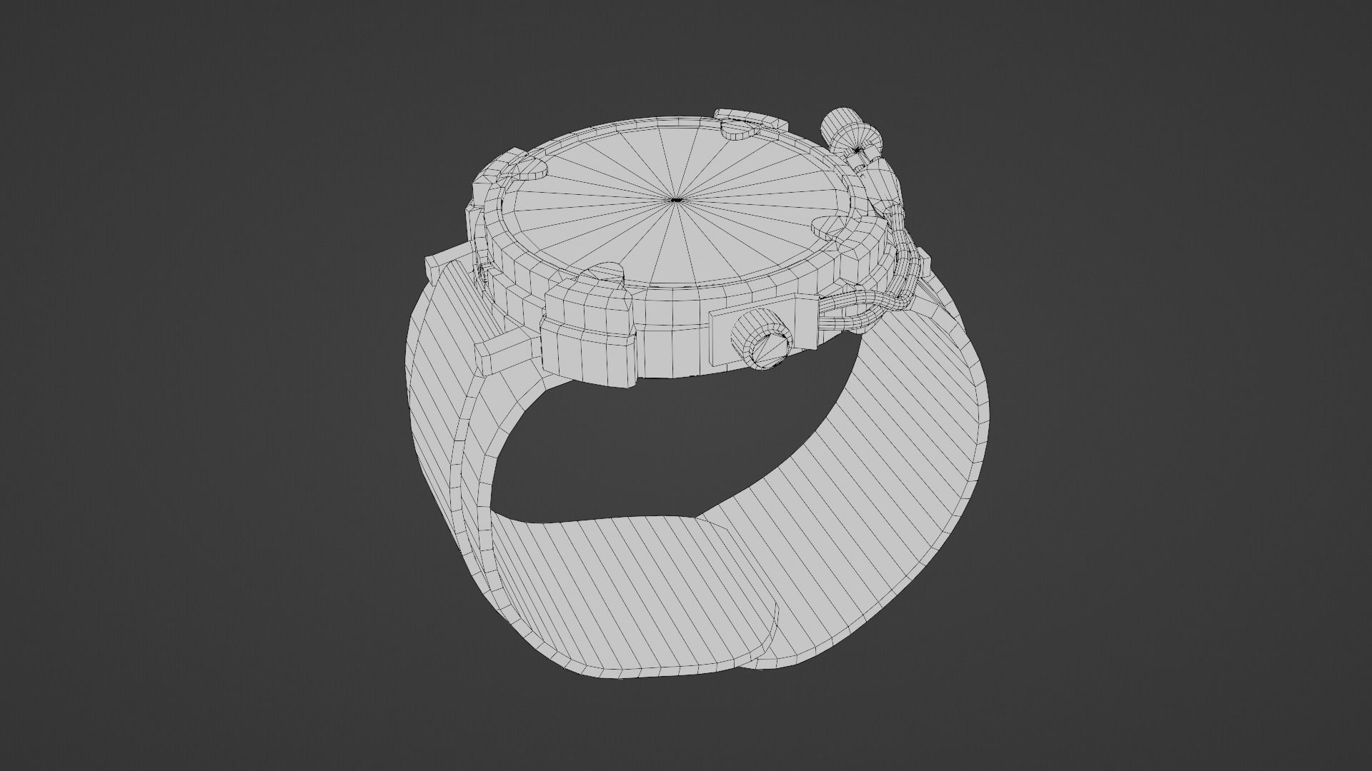 Watch Metro 2033 Fanart Low-poly 3D model_9