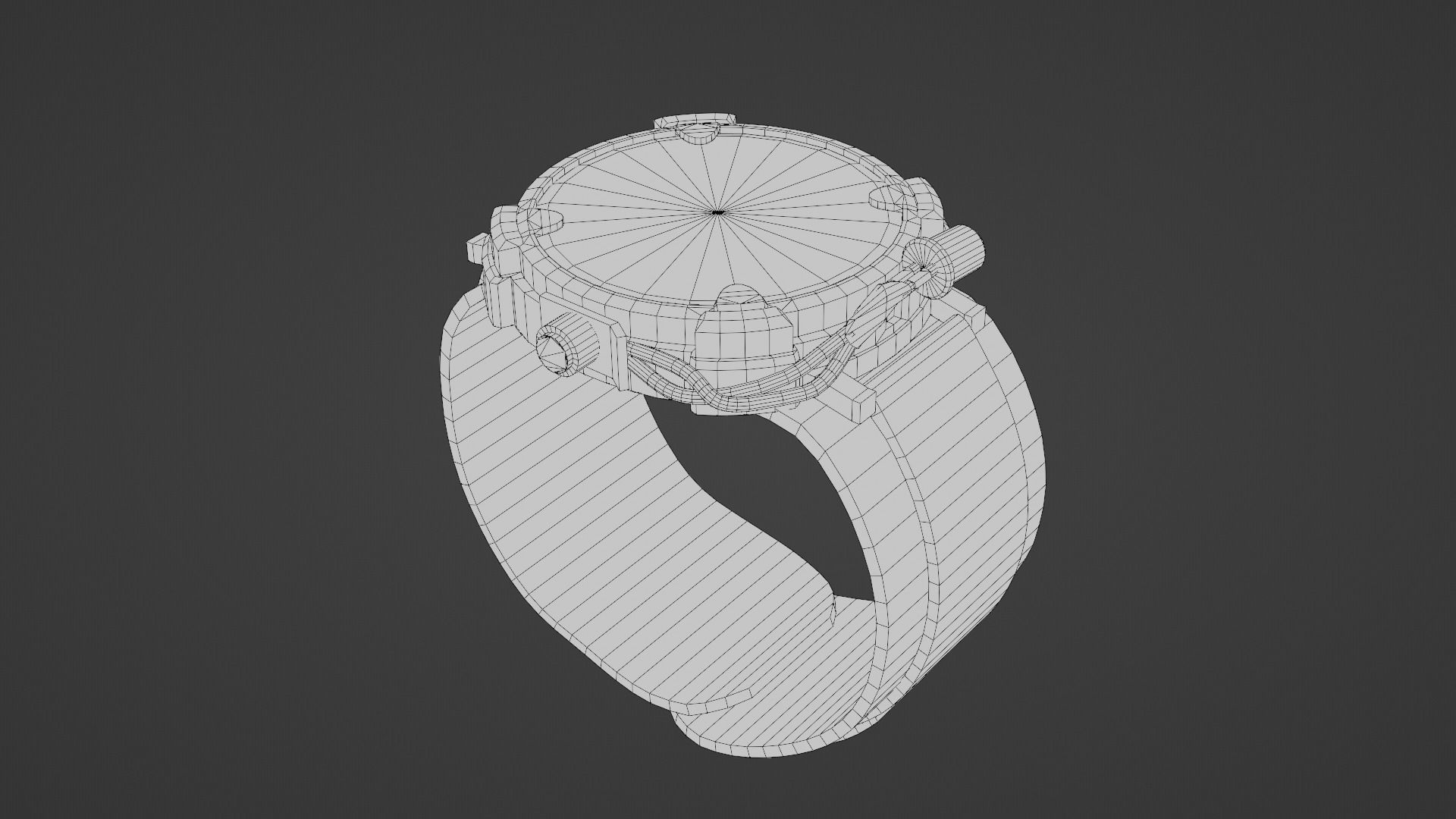 Watch Metro 2033 Fanart Low-poly 3D model_11