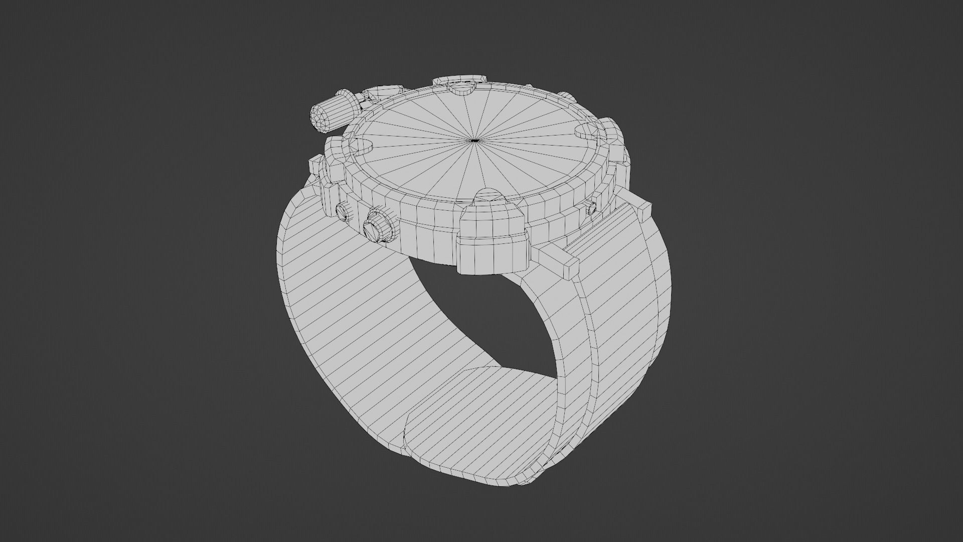 Watch Metro 2033 Fanart Low-poly 3D model_8