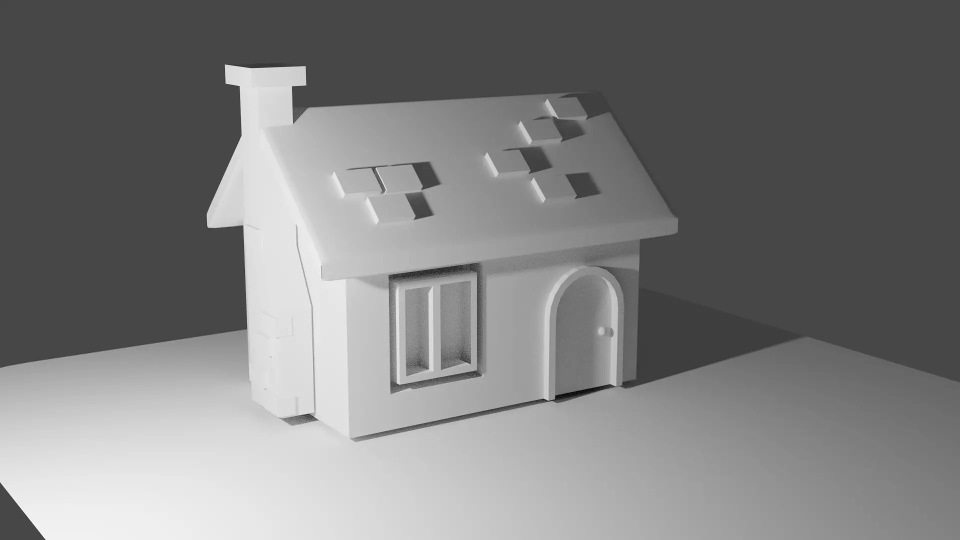 House KH Free low-poly 3D model
