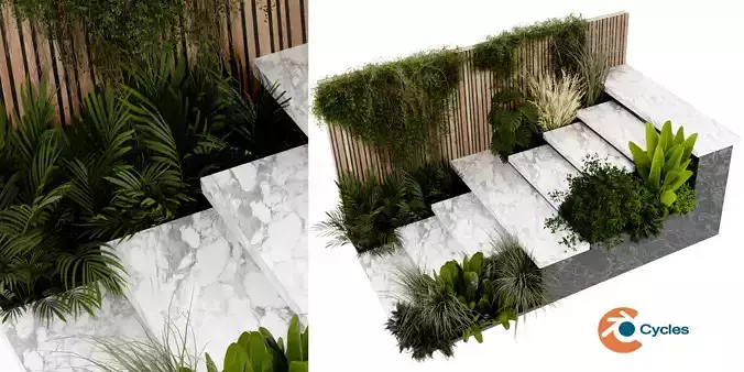 Collection plant vol 506 - blender model 