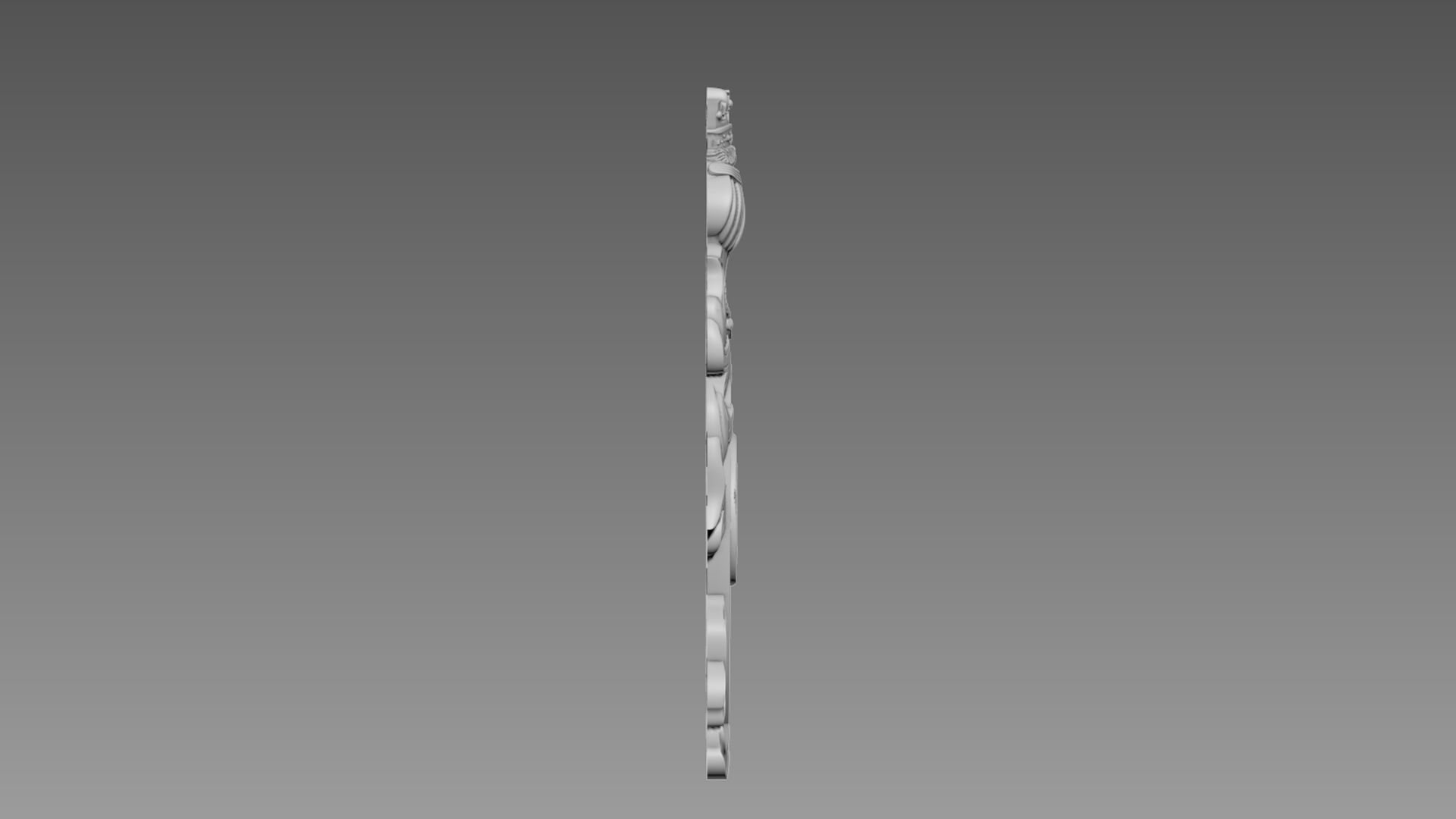 Coat of Arms Bas-relief 3D model_2