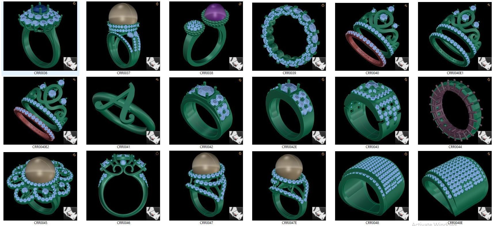 Nice Rings 90 3D printer 3D print model_1