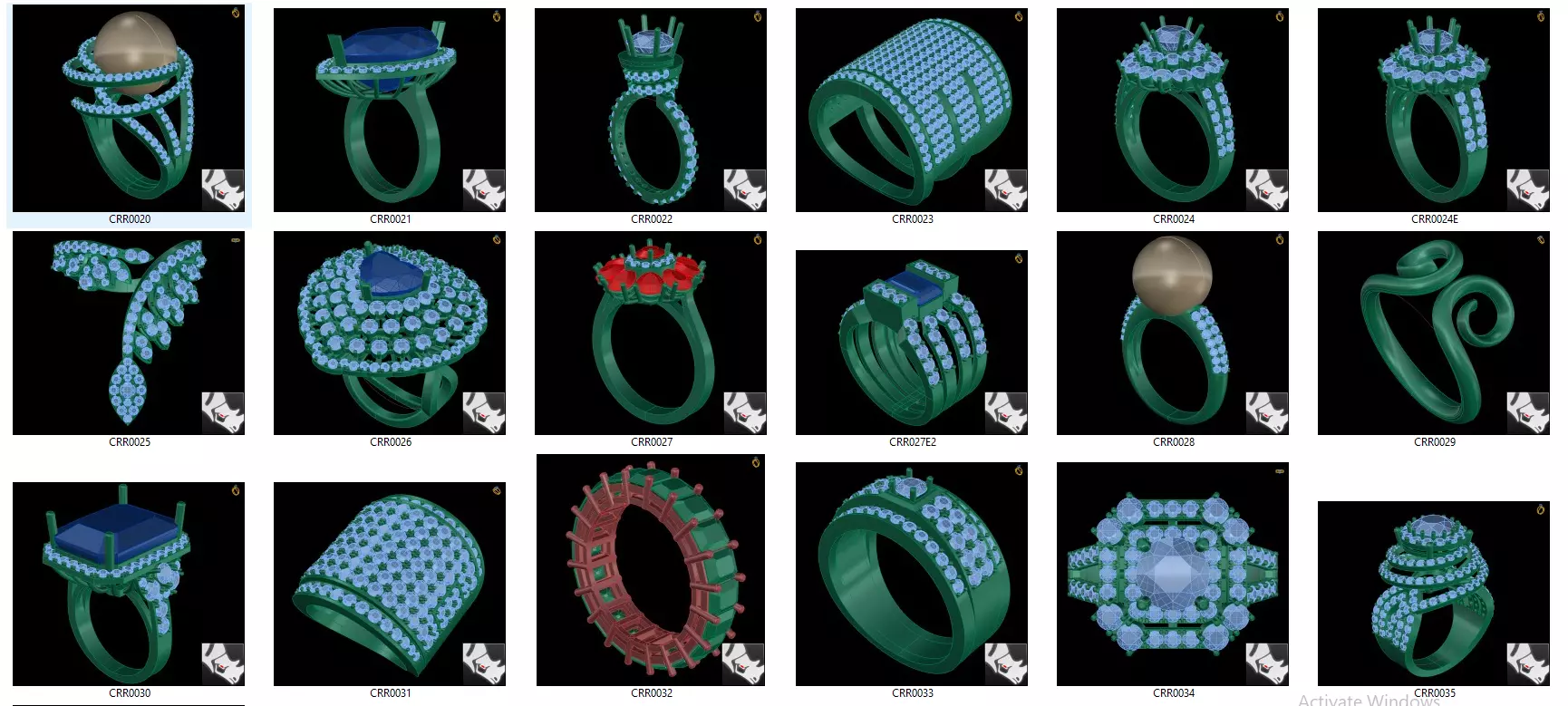 Nice Rings 90 3D printer 3D print model_0