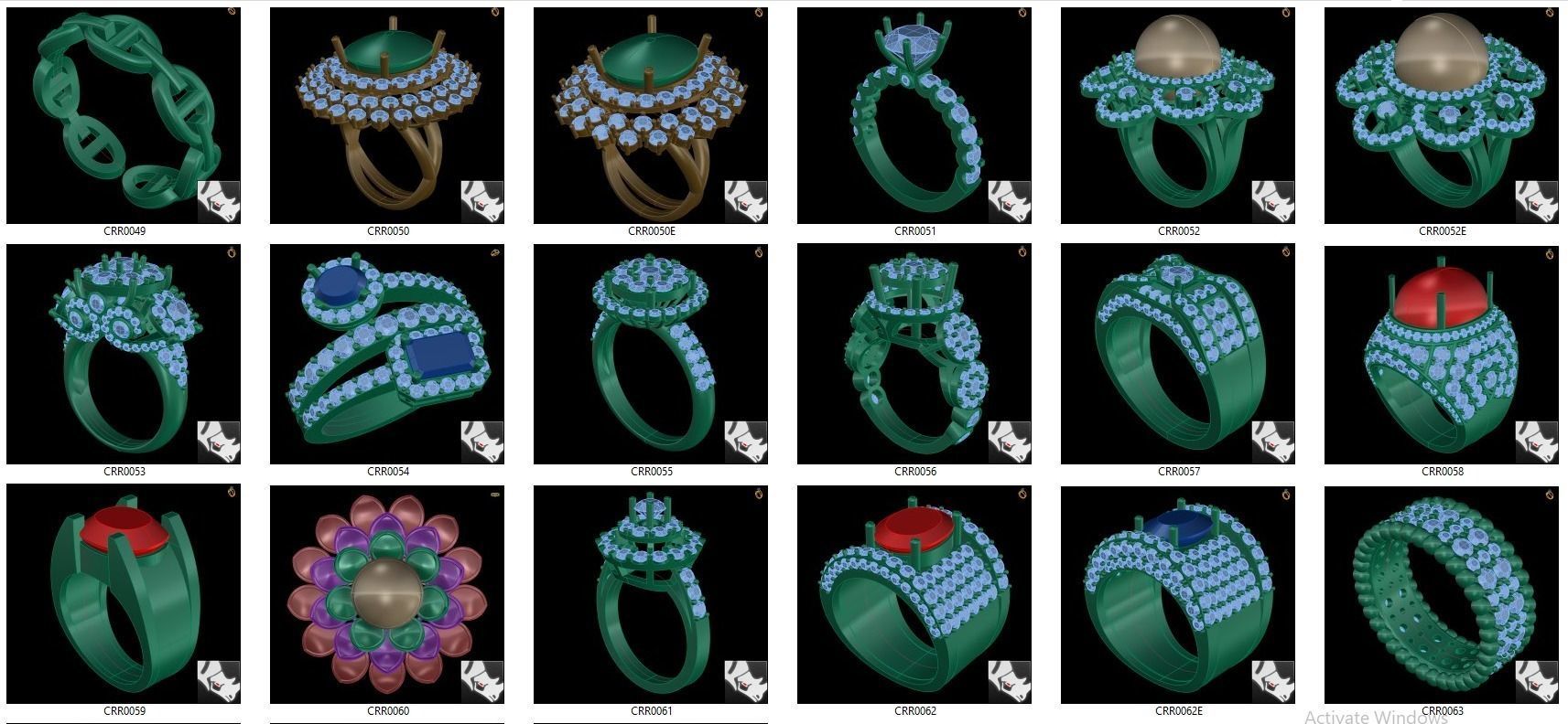 Nice Rings 90 3D printer 3D print model_2