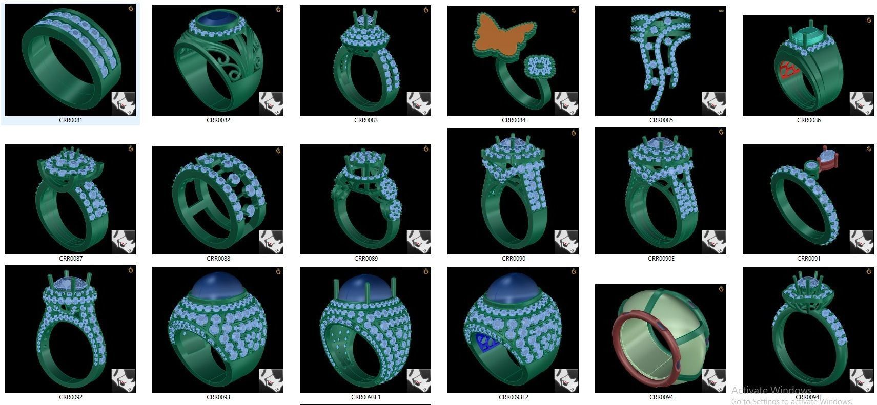 Nice Rings 90 3D printer 3D print model_4