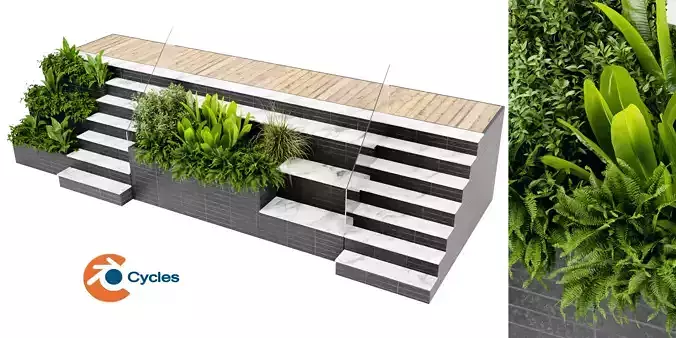 Collection plant vol 507 - blender model  