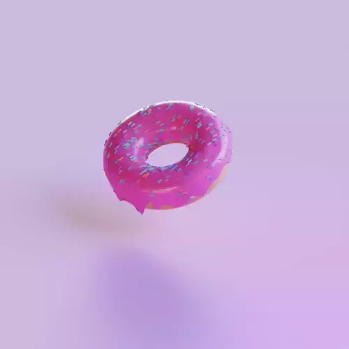 3d Donut