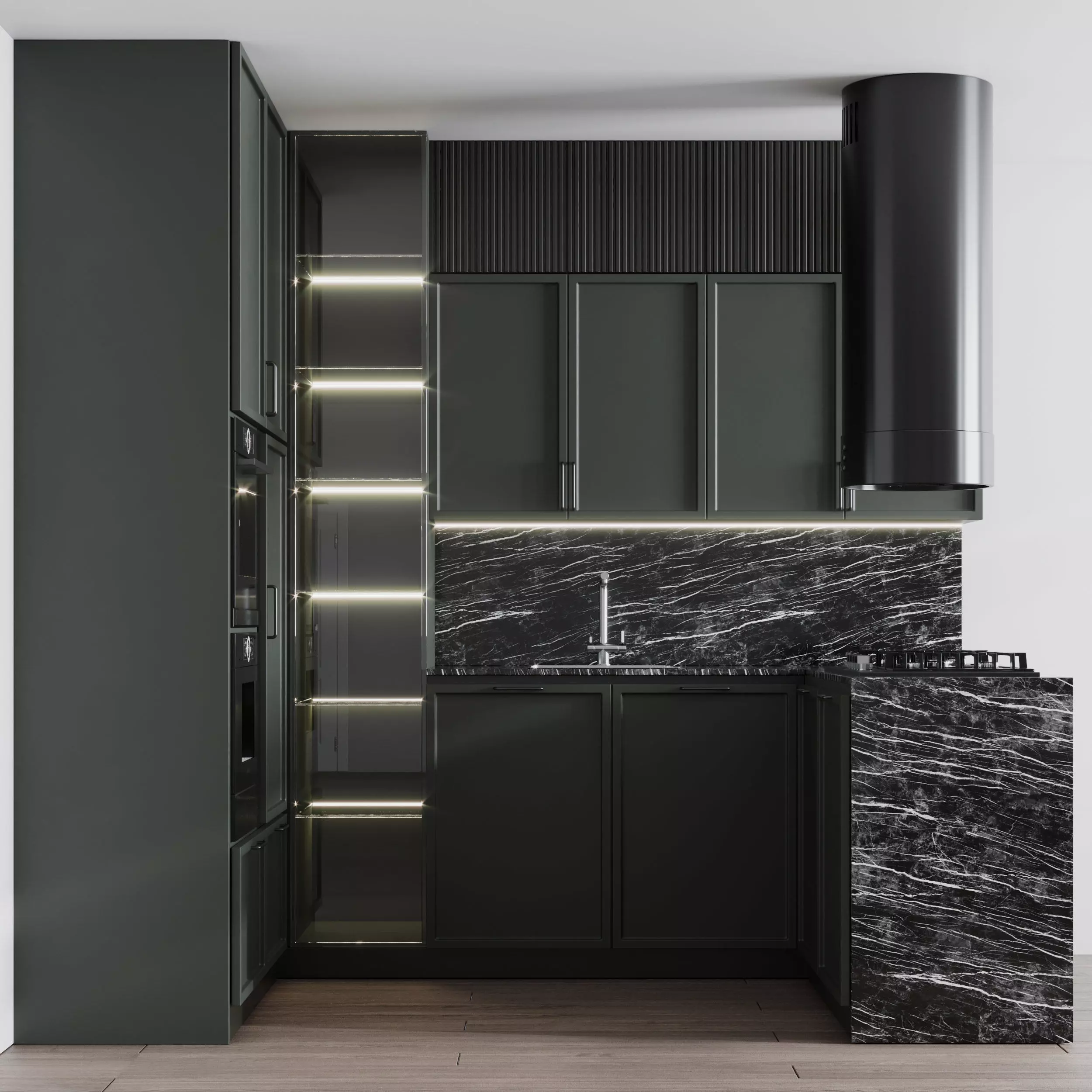 Kitchen Appliance Bosch Kitchen No 44 Low-poly 3D model_0