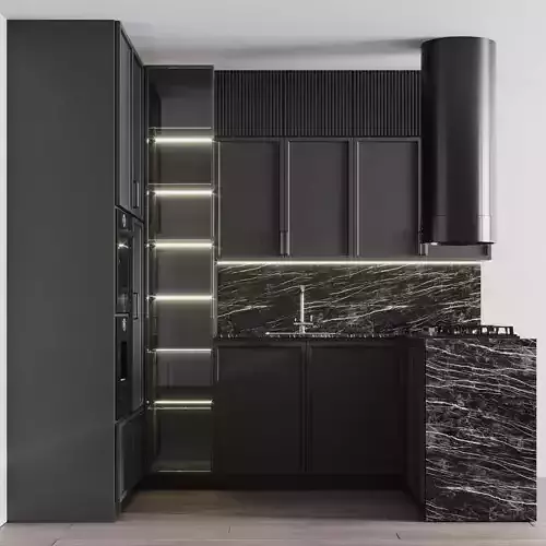 Kitchen Appliance Bosch Kitchen No 44 Low-poly 3D model Kitchen Appliance Bosch Kitchen No 44 Low-poly 3D model