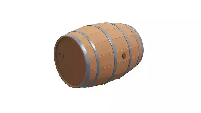 Custom Barrels Blender 3D model Custom Barrels Blender 3D model