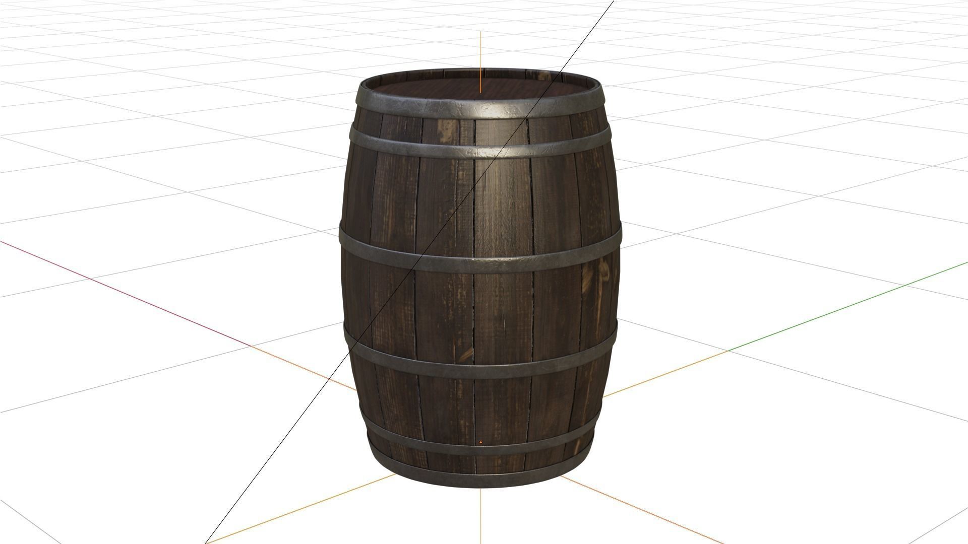 Custom Barrels Blender 3D model_12