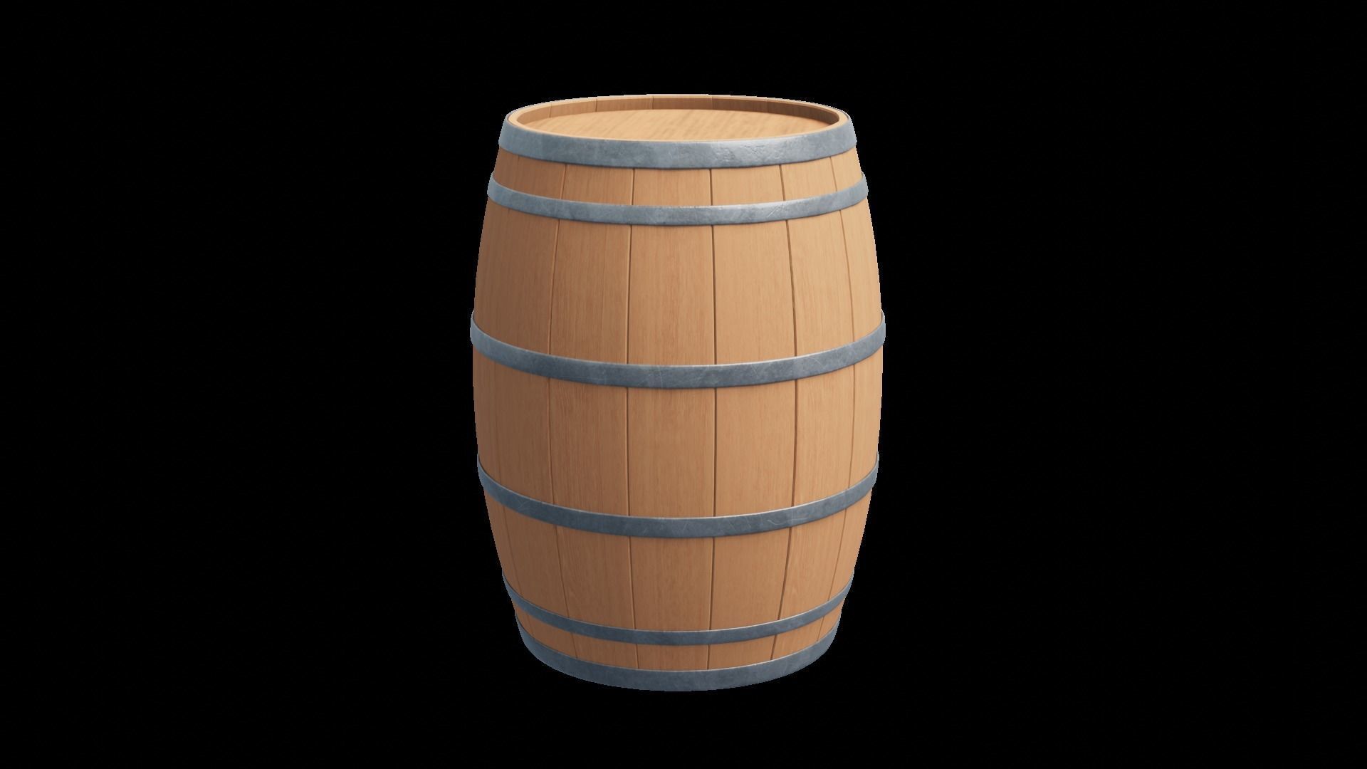 Custom Barrels Blender 3D model_9