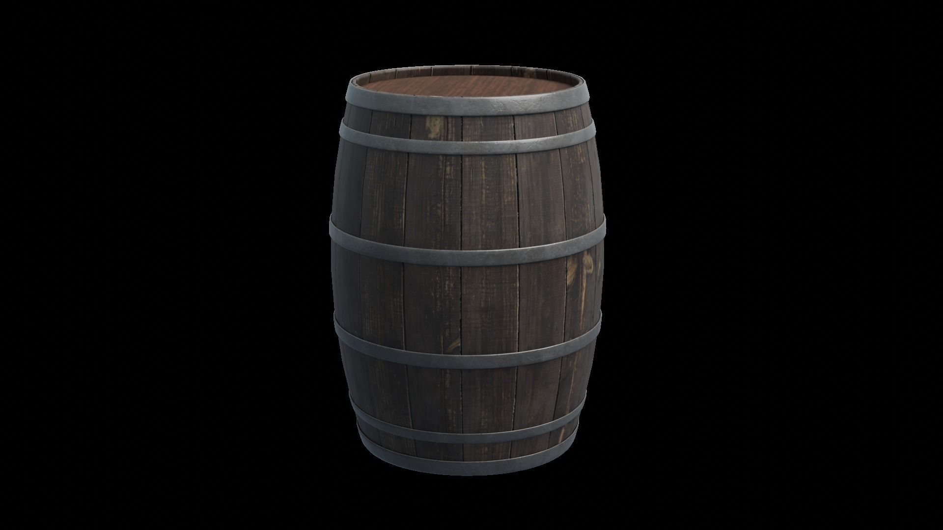 Custom Barrels Blender 3D model_4