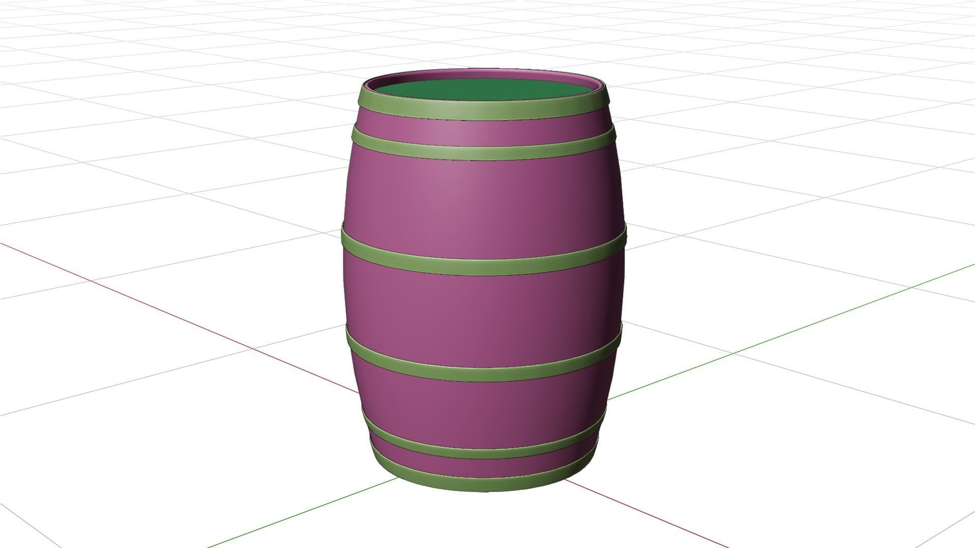 Custom Barrels Blender 3D model_15