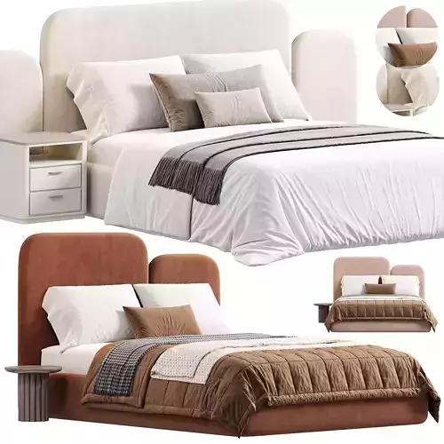 Soft bed Panda Muse by wallandwall