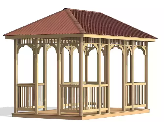Classic Wooden Pergola 