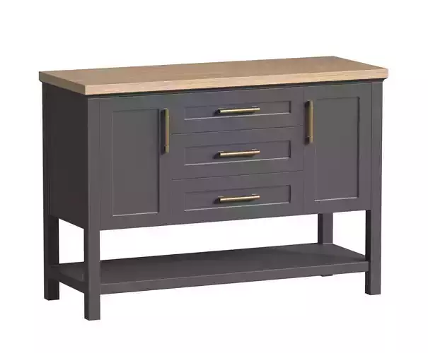 Art Deco chest of drawers Modern Dresser 3D model