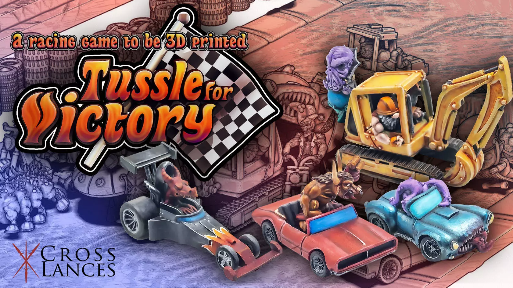 Tussle for victory FULL GAME 3D print model