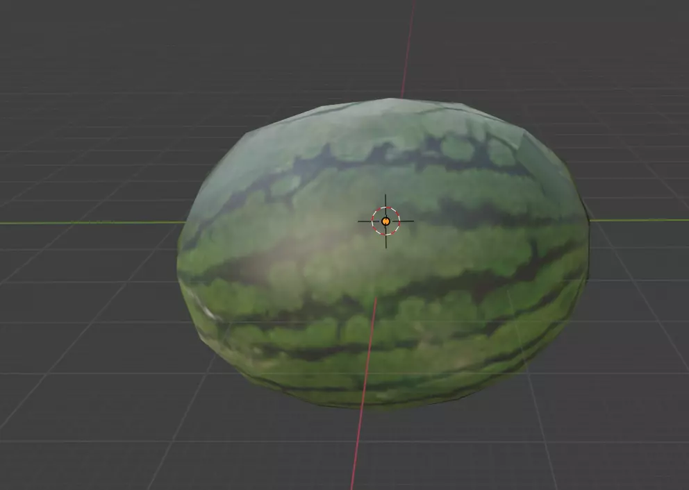 watermelon Low-poly 3D model