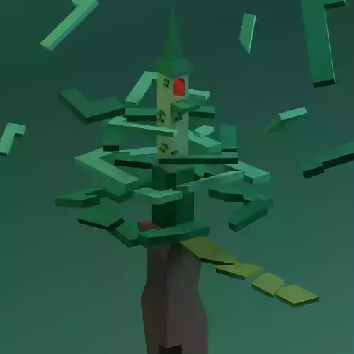 Temple 12 - Witch Temple 3D model