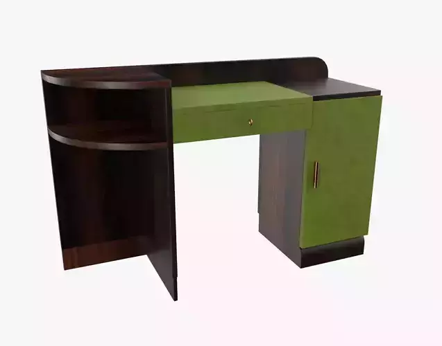 French Desk Drawers Interior Desk Green