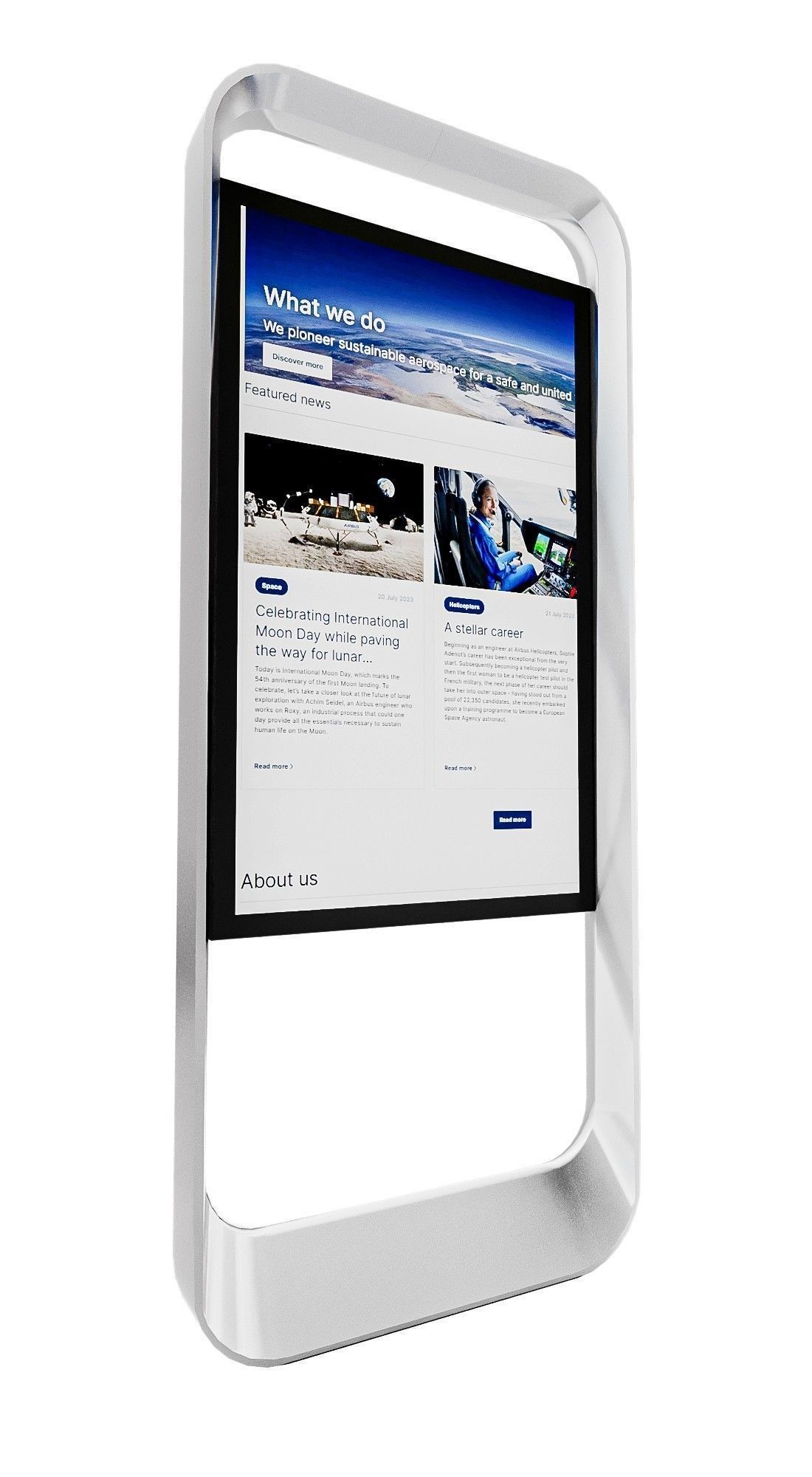 Digital Signage Pack Low-poly 3D model_7
