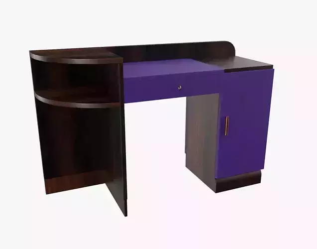 French Desk Drawers Interior Desk Purple