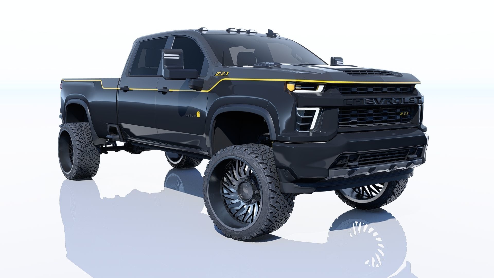 Pickup 2500 Carhartt Edition 3D model_9