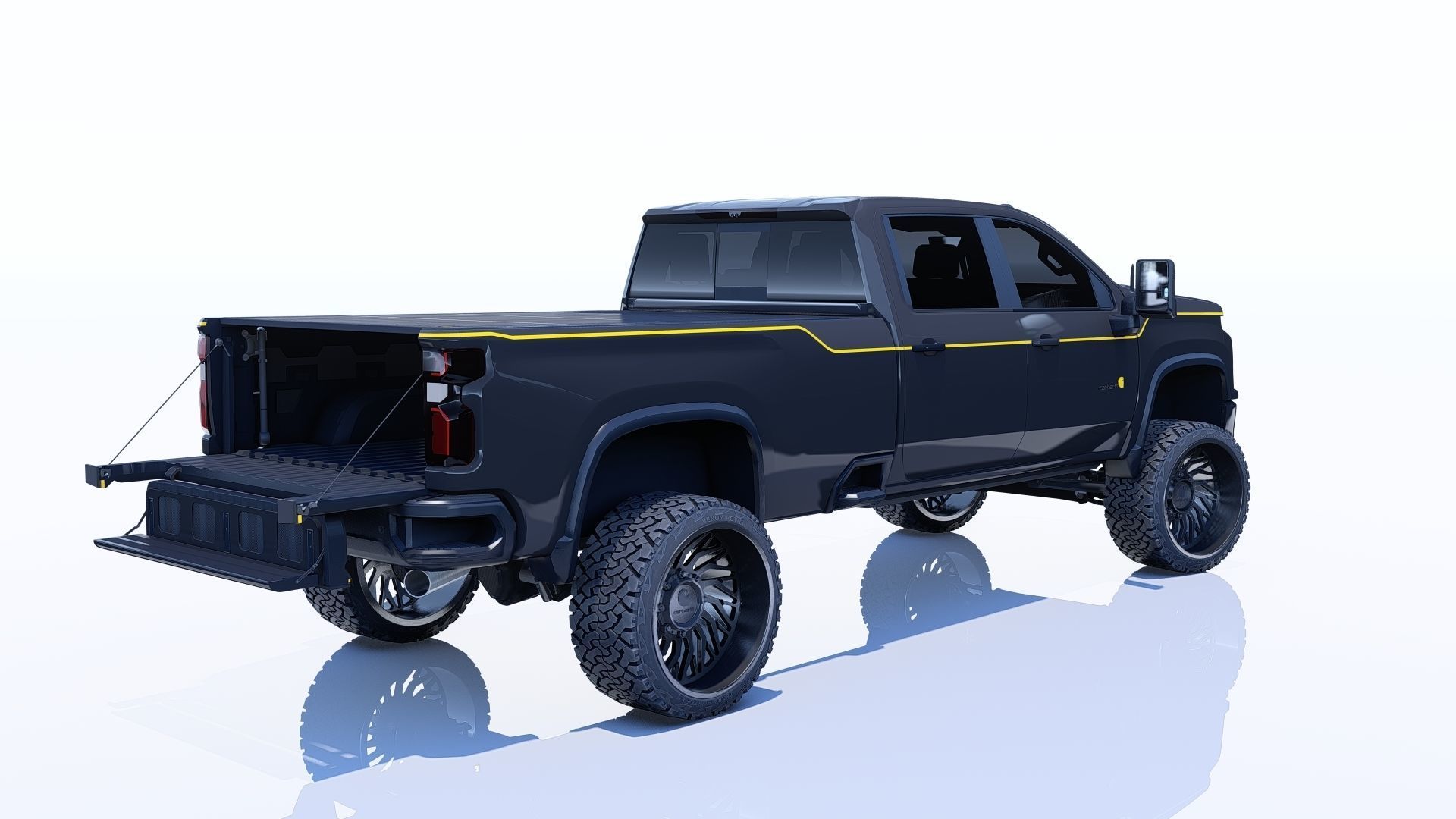 Pickup 2500 Carhartt Edition 3D model_6