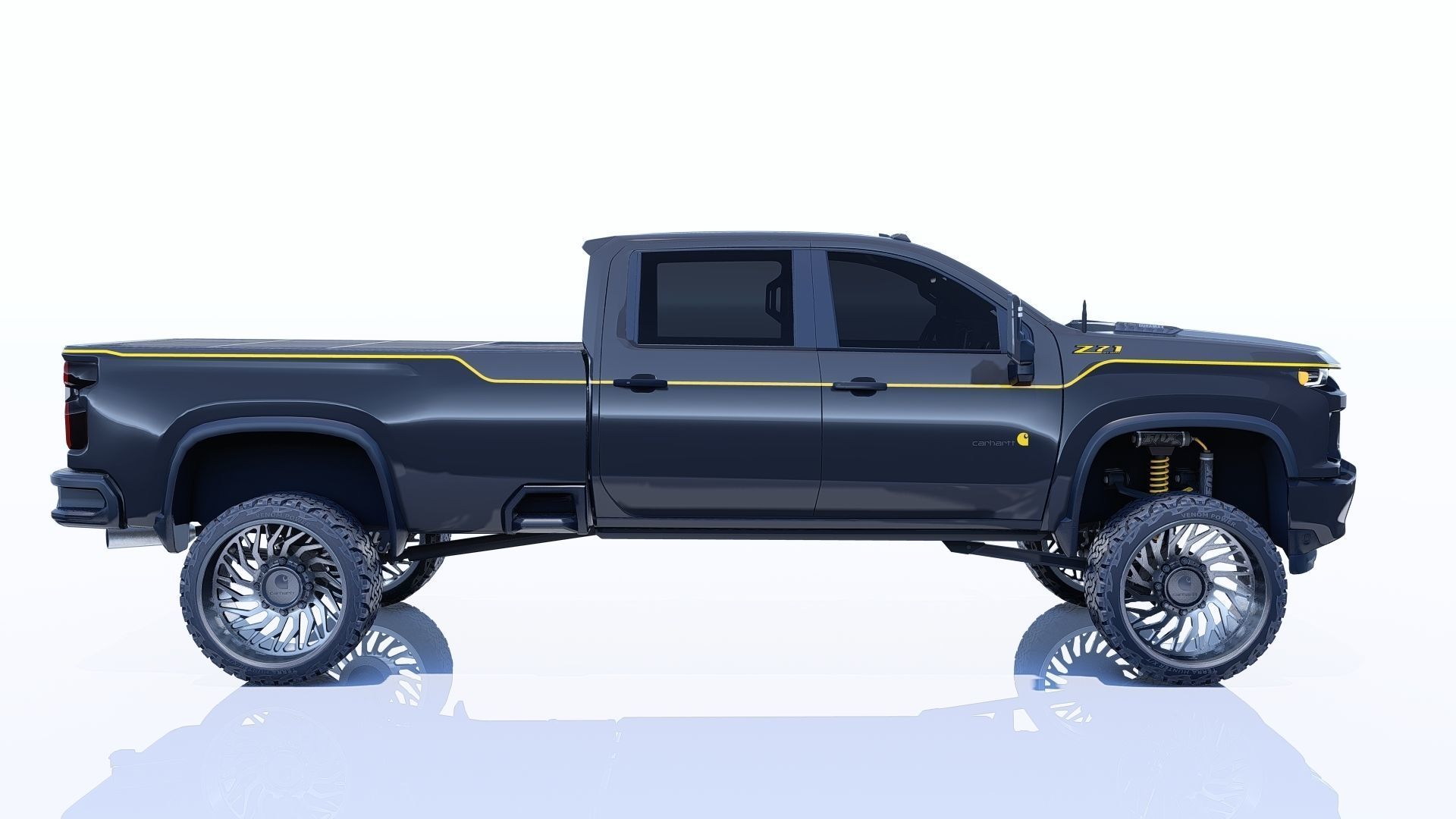 Pickup 2500 Carhartt Edition 3D model_7