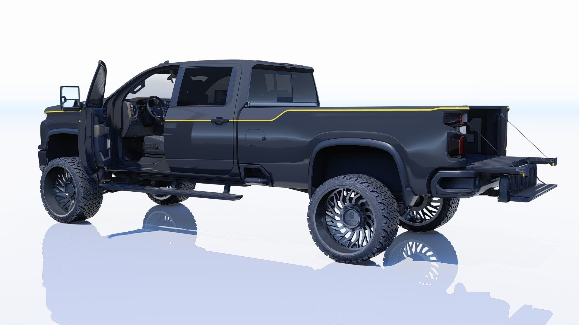 Pickup 2500 Carhartt Edition 3D model_4