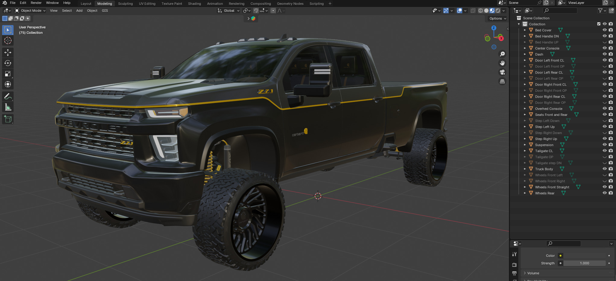 Pickup 2500 Carhartt Edition 3D model_28